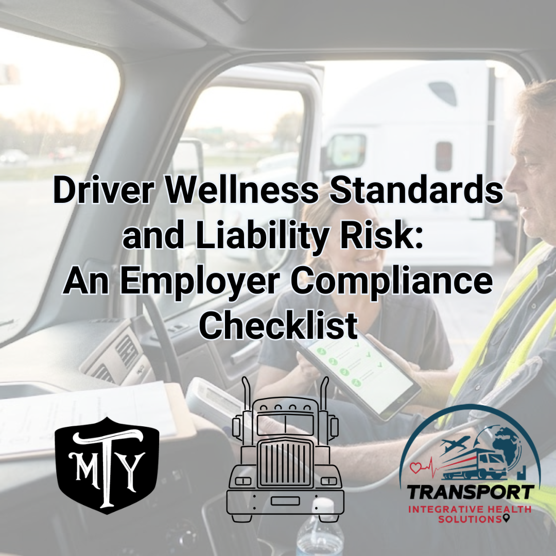 Driver wellness standards Transport Integrative Health Solution