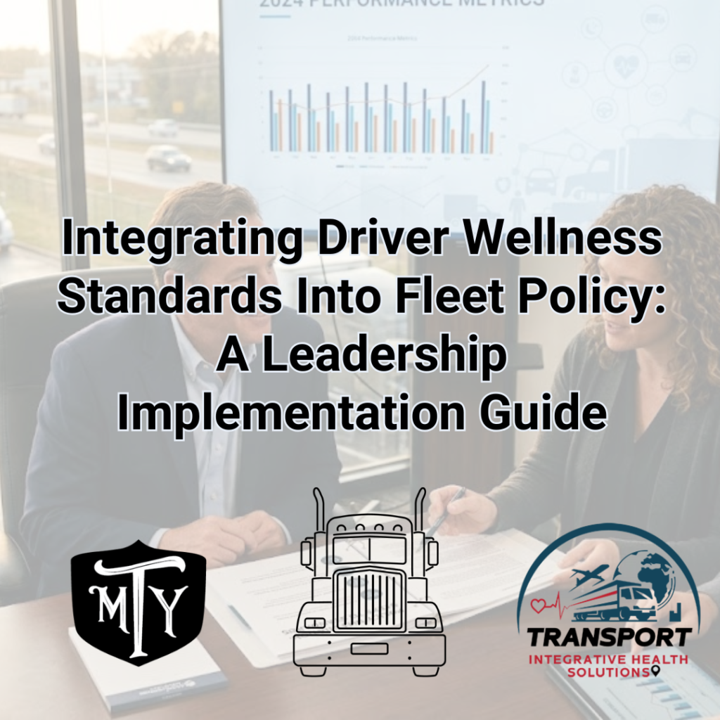 Driver wellness standards Transport Integrative Health Solution